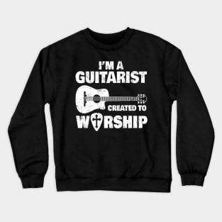 Guitar Rock Band Jesus Christ Crewneck Sweatshirt